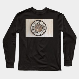 Roman Analog Wall Clock Long Sleeve T-Shirt